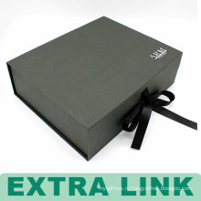 Изготовленный на заказ плоский пакет коробка подарка картона бумажная USB с жемчужной вставкой пены